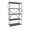 Tennsco QO5-4824S Q-Line Shelving Open Starter Unit 48 x 24 x 87