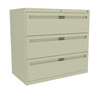 Tennsco LPL4236L31 Retractable 3 Drawer Lateral File 42 x 18 x 40