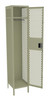 Tennsco VSL-151872-1 Steel Single Tier One Wide Ventilated Locker with Legs 15 x 18 x 78