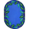Breezy Branches Oval - Joy Carpets 1960
