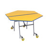 Hexagon Mobile Cafeteria Table - AmTab MHX48