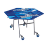 Hexagon Mobile Cafeteria Table - AmTab MHX48