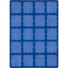  Joy Carpets 2013-D Simply Squares Rug 7' 8" x 10' 9"