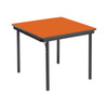AmTab Square Folding Table with Plywood Core and Fixed Height