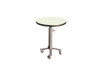 Round Mobile Markerboard EZ Tilt Cafe Table with Adjustable Height - AmTab WCBR