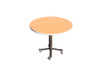 Round Mobile Markerboard EZ Tilt Cafe Table with Adjustable Height - AmTab WCBR