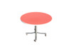 Round Mobile Markerboard EZ Tilt Cafe Table with Adjustable Height - AmTab WCBR