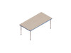 Rectangle Activity Table with High Pressure Laminate Top - AmTab 