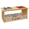 Preschool Play Center - Tot Mate TM212 **Maple - Large with Three Bins - Accessories Not Included** Preschool Play Center - Tot Mate TM212 **Maple - Large with Three Bins - Accessories Not Included**