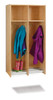 Jonti-Craft Two Section Hanging Locker - without tubs 