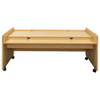 Mobile Computer Desk - Tot Mate TM232 **Maple - Two Students**