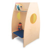 Whitney Brothers WB0209 Two Sided Reading Pod 23.50"W x 29.50"D x 48.25"H