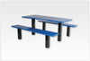 SportsPlay 601-657 Straight 6 Foot Picnic Table with 4" Square Tubing