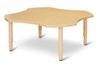 Jonti-Craft Purpose Plus Four Leaf Maple Table