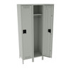 Tennsco Assembled Steel Single Tier 3 Wide Locker with Legs 45 x 18 x 78