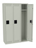 Tennsco STS-121560-C Assembled Steel Single Tier 3 Wide Locker without Legs 36 x 15 x 60