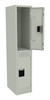 Tennsco DTS-121830-A Assembled Steel Double Tier Locker without Legs 12 x 18 x 60 
