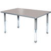 Rectangle Shaped Activity Table with Adjustable Height - Allied USA