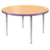 Modern Classic Round Shaped Activity Table with Adjustable Height - Allied USA Modern Classic Round Shaped Activity Table with Adjustable Height - Allied USA