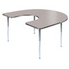 Modern Classic Horseshoe Shaped Activity Table with Adjustable Height - Allied USA CLS666H