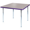 Modern Classic Square Shaped Activity Table with Adjustable Height - Allied USA Modern Classic Square Shaped Activity Table with Adjustable Height - Allied USA