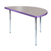 Half Round Activity Tables with Modern Classic Legs - Allied USA CLS48HR