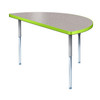 Half Round Activity Tables with Modern Classic Legs - Allied CLS48HR