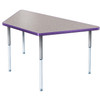 Trapezoid Adjustable Activity Table with Modern Classic Legs - Allied CLS00TP 