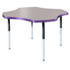 Modern Classic Clover Shaped Activity Table with Adjustable Height - Allied USA CLS48CL Modern Classic Clover Shaped Activity Table with Adjustable Height - Allied USA CLS48CL
