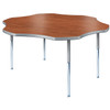 Flower Activity Table with Modern Classic Legs - Allied CLS60FL