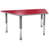 Trapezoid Adjustable Activity Table with AERO Legs - Allied ARO00TP