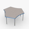 Aero Team Shaped Activity Table with Adjustable Height - Allied USA ARO6072TM Aero Team Shaped Activity Table with Adjustable Height - Allied USA ARO6072TM