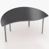 Aero Merge Shaped Activity Table with Adjustable Height - Allied USA Aero Merge Shaped Activity Table with Adjustable Height - Allied USA