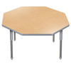 Aero Octagon Shaped Activity Table with Adjustable Height - Allied USA ARO48OT