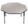 Aero Octagon Shaped Activity Table with Adjustable Height - Allied USA ARO48OT