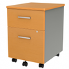 Linea Italia ZU106 2 Drawer Mobile Pedestal 17 W x 20 L