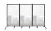 Clear Room Divider - Screenflex CRD **Bottom 1/2 Frosted**