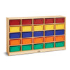 25 Tub Mobile Storage - Jonti-Craft (with colored bins)