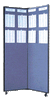 Mobile Display Tower - Screenflex DS60  **Easy to Rotate - 3 Panel Example**