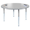 Dry Erase Round Activity Tables with Modern Classic Legs - Allied CLS-CR-DE