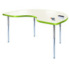 Dry Erase Kidney Activity Tables with Modern Classic Legs - Allied CLS-K-DE 