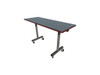 Mobile EZ Tilt Rectangle Table with High Pressure Laminate Top - AmTab