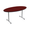 Elliptical Cafe Table with High Pressure Laminate Top - AmTab LTE305