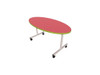 Elliptical Cafe Table with High Pressure Laminate Top - AmTab LTE305