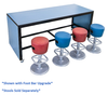 AmTab Rectangle Conversation Table with High Pressure Laminate Top