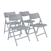 AirFlex Premium Polypropylene Folding Chair (4 Pack) - NPS 1412