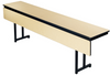 AmTab Particleboard Core Training Table with Modesty Panel