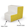 Elevate Steps Tiered Soft Seating 2-Tier Inside Wedge Seat - MooreCo TS1005