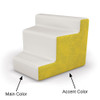 Elevate Steps Tiered Soft Seating 3-Tier Inside Wedge Seat - MooreCo TS1006