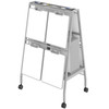  Haskell ECEASEL Two Sided Easel with Center Storage on Casters 40 W x 61 H x 27 D 
